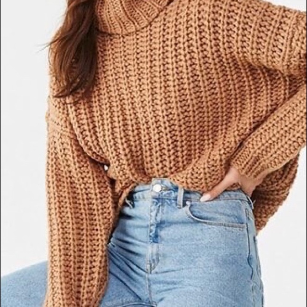 PRICE DROP! Forever 21 Camel Oversize Sweater